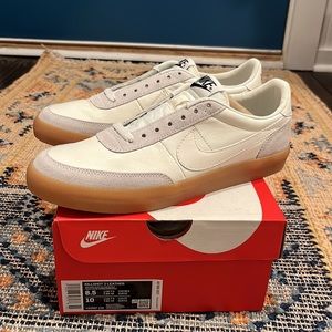 Men’s Nike Killshot 2 White Leather Sail Gum 8.5 / womens 10 Deadstock